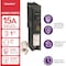 Square D Miniature Circuit Breaker, HOM Series, 15A, 1 Pole, 120V AC, 10kA HOM115DFC - alternate 3